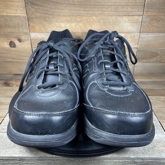 New Balance 577 Walking SL-2 Shoes Lace Up Black MW577BK Mens Size 13 2E - Picture 2 of 10